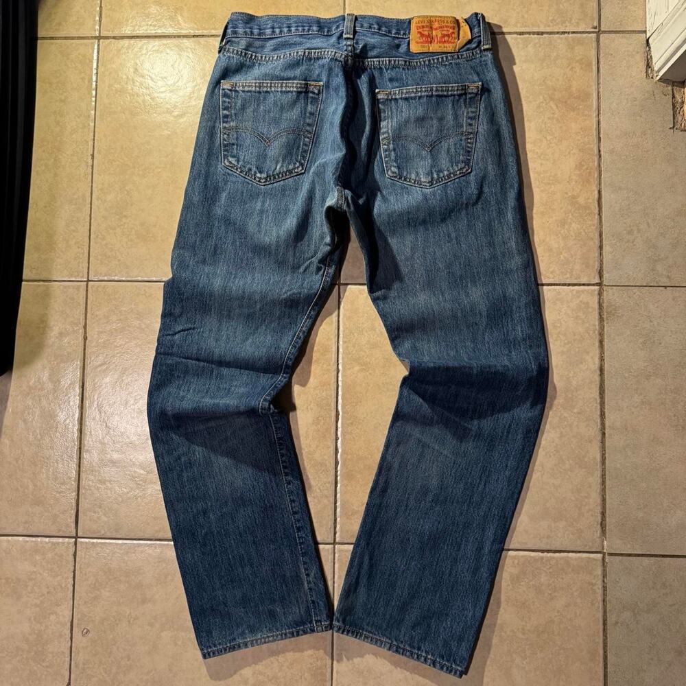 Y2k levis 501 denim blue jeans Size 34 in Mens